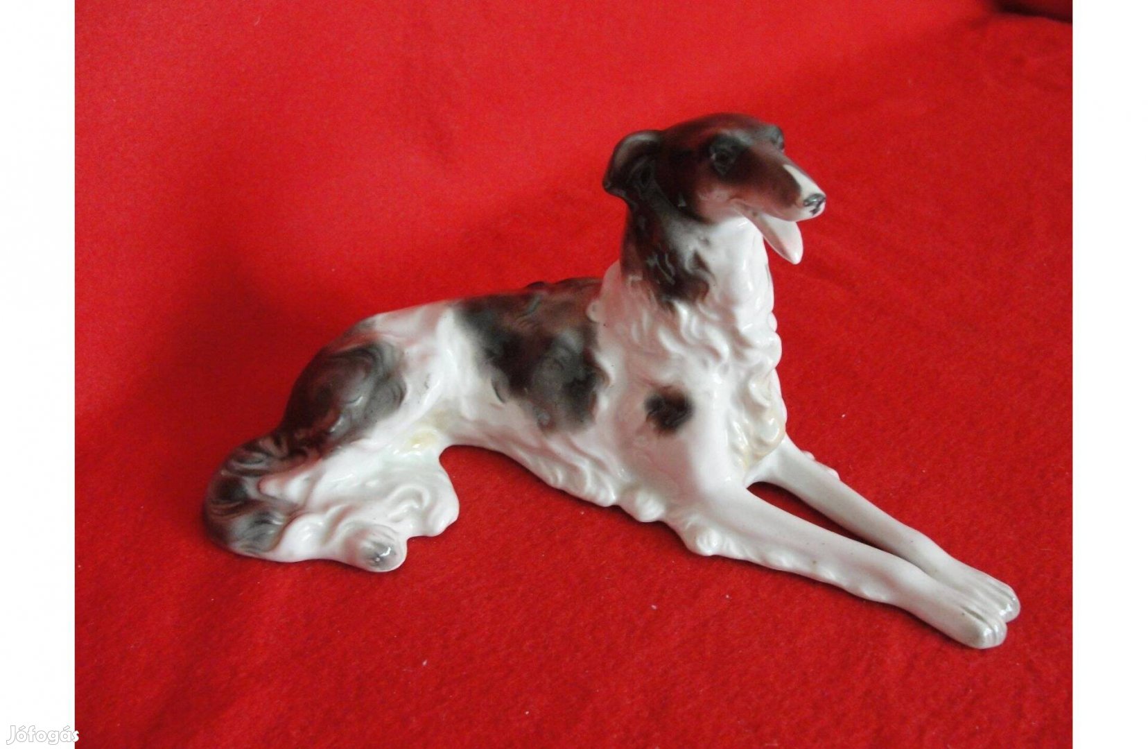 Schaubach Kunst porcelán agár (1930) 21*10 cm hibátlan_