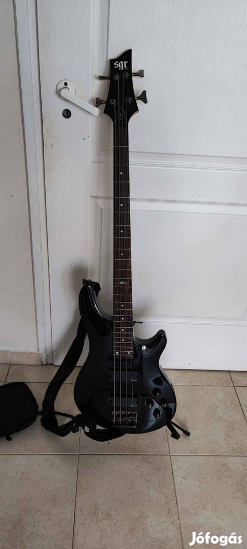 Schecter C-4 Bass SGR BLK Gloss Black basszus gitár eladó