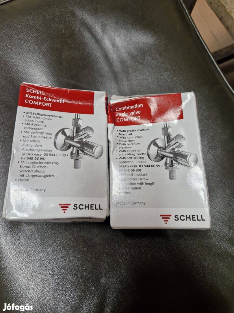 Schell comfort sarokszelep