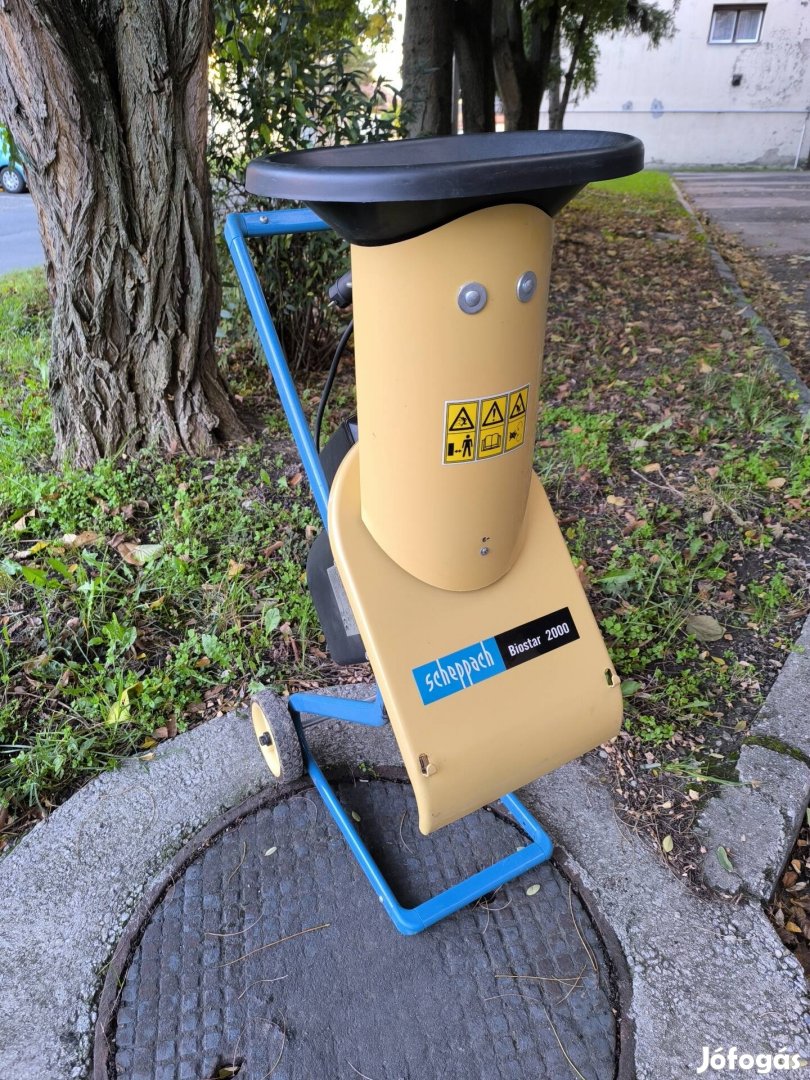 Scheppach 2200W ágdaráló ágapritó ág daráló aprító!