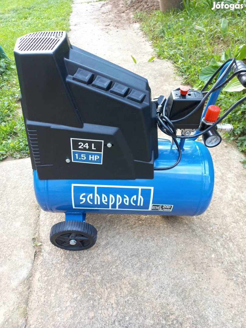 Scheppach 24l Olajmentes kompresszor 1100w 