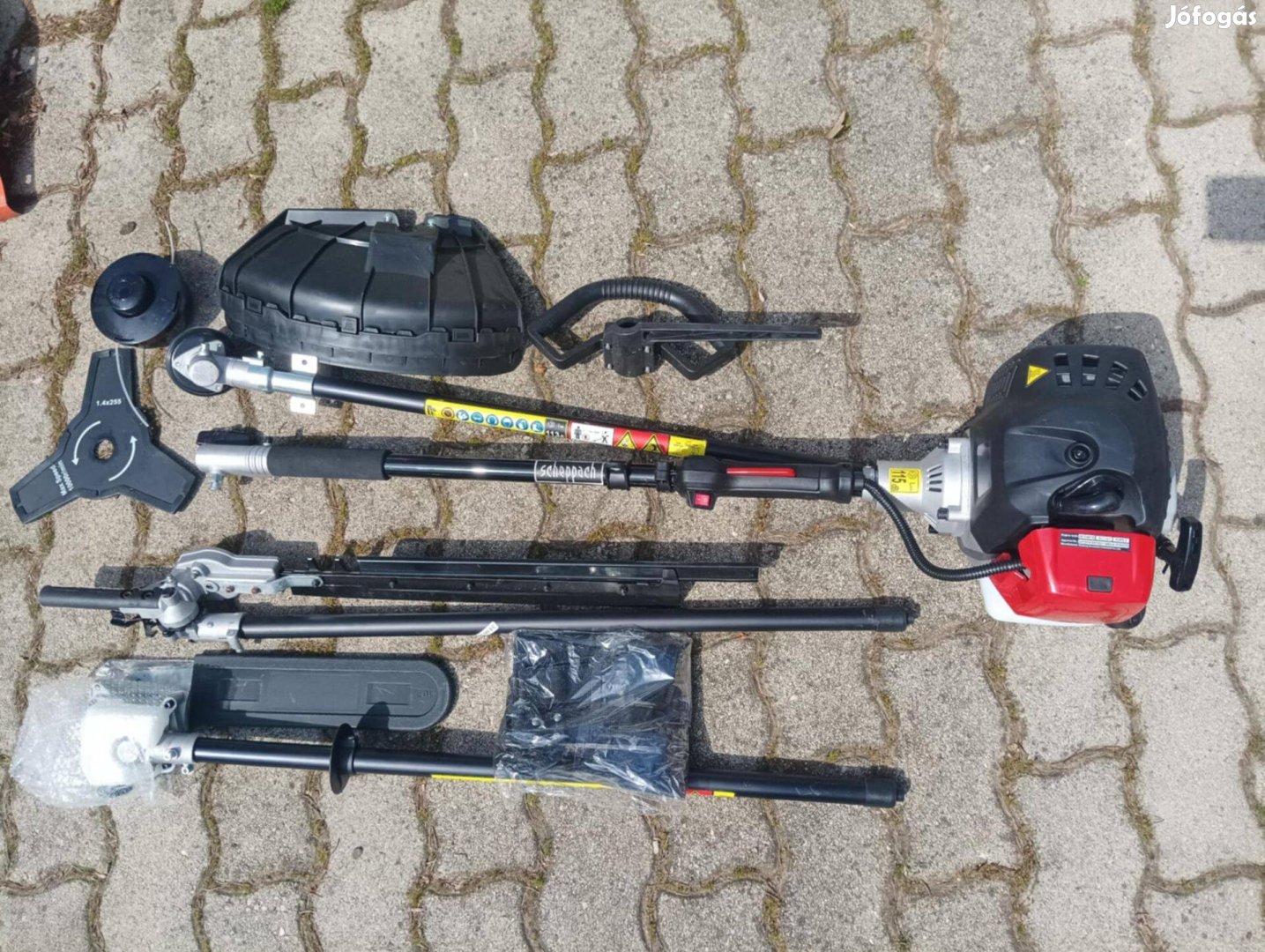 Scheppach 4 az 1 ben bozótvágó fűkasza ágvágó sövényvágó Eladó