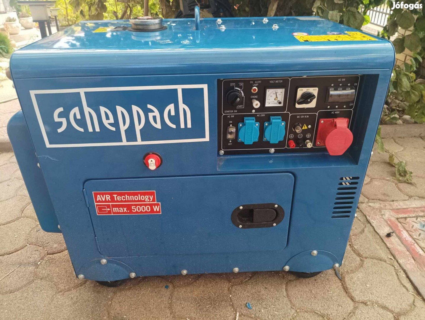 Scheppach 5 Kw os Dízel aggregátor