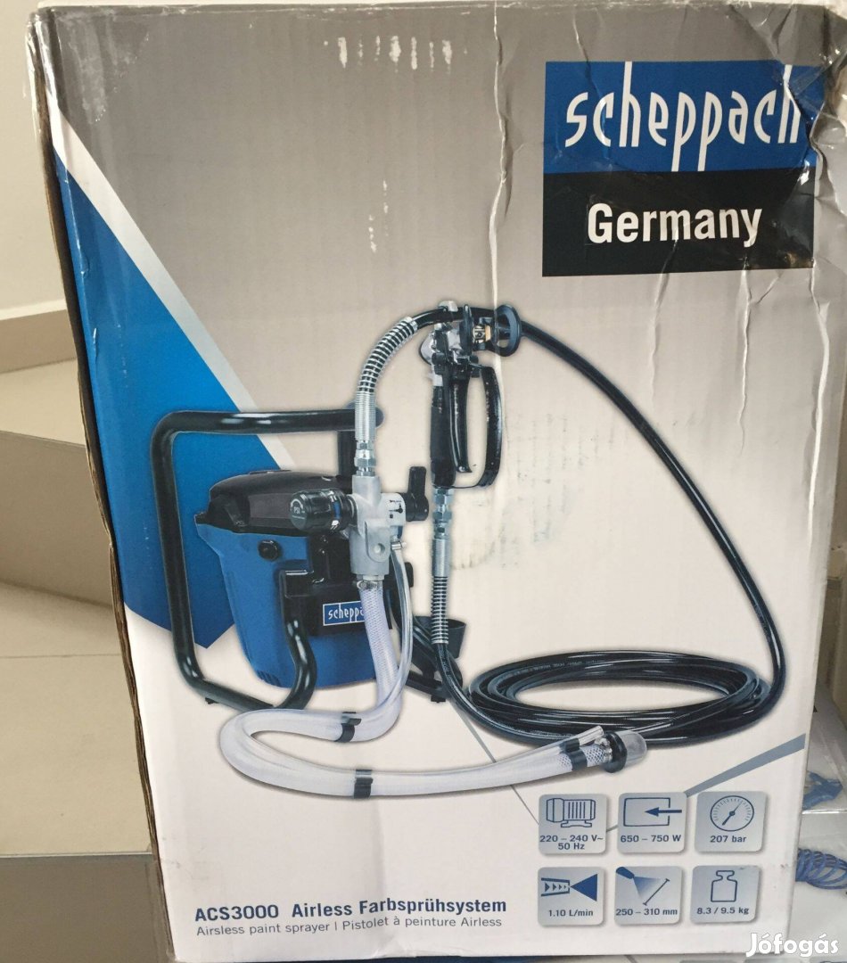 Scheppach ACS3000 Festékszóró rendszer 750W 207bar