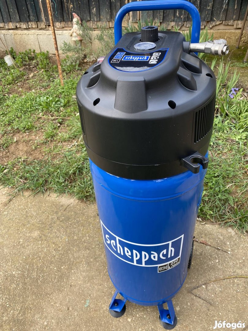Scheppach Álló olajmentes 50l kompresszor 10bár, 1500w