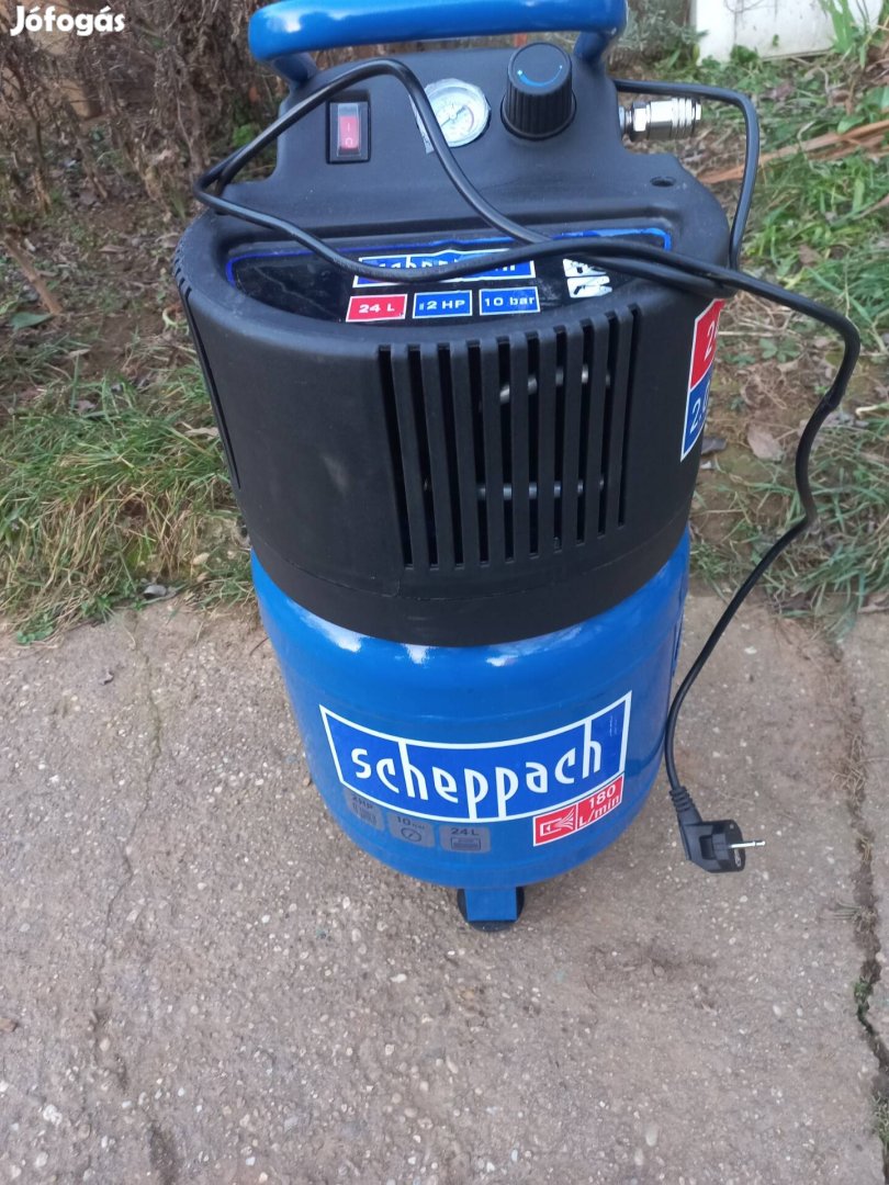 Scheppach Álló olajmentes kompresszor 1500w, 24l