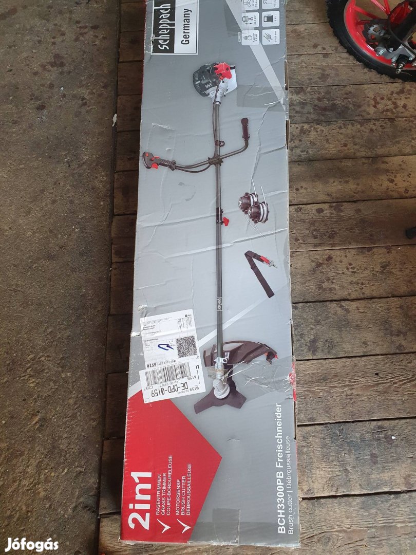 Scheppach BCH3300PB-2 az 1-ben benzines bozótvágó