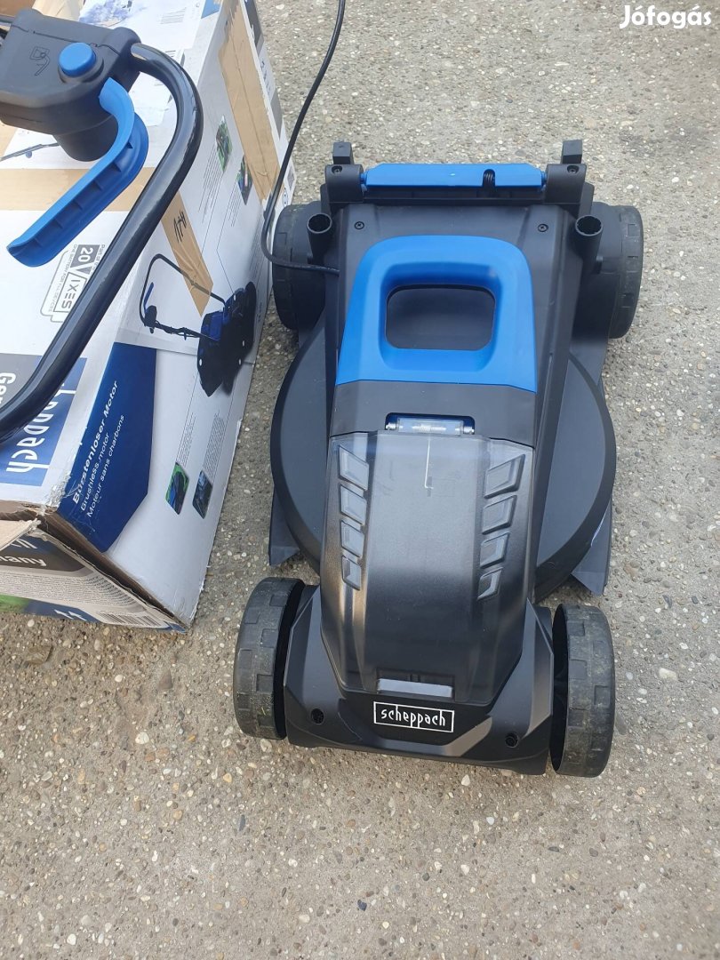Scheppach BC-MP320-X akkus fűnyíró 1x használt 