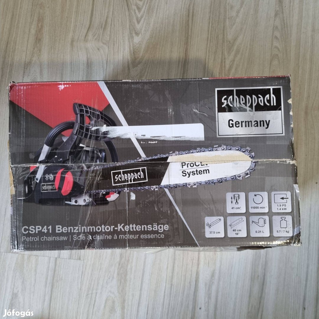Scheppach CSP41 1400 W 40 cm Benzines láncfűrész