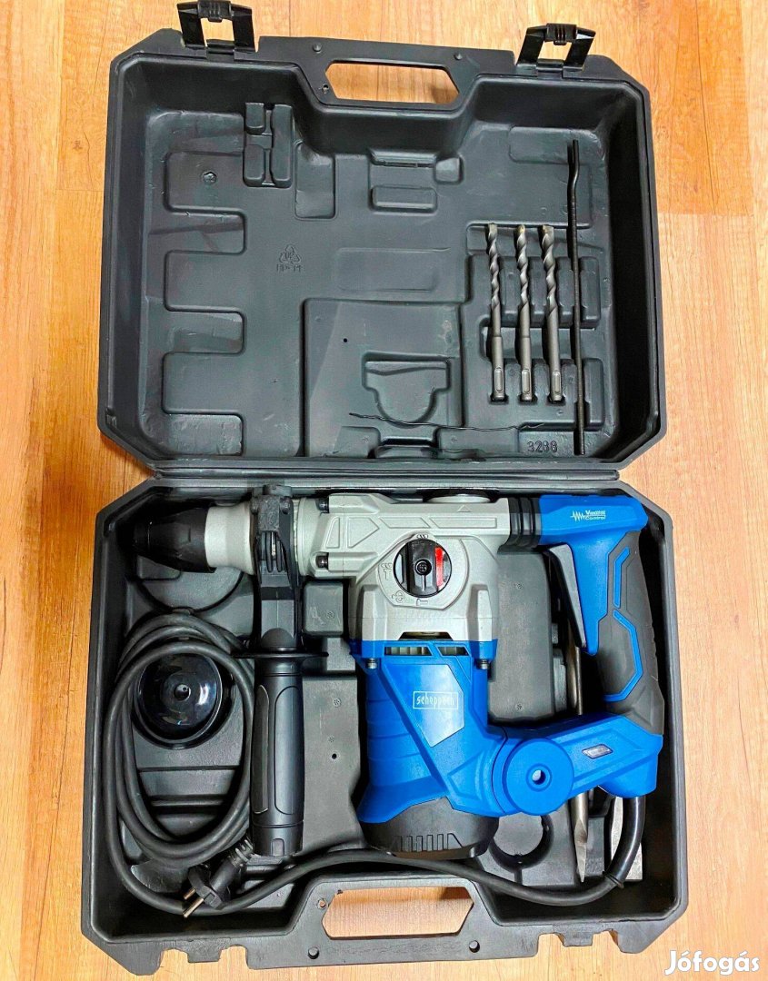 Scheppach DH1300PLUS fúró-vésőkalapács - 1250W, 5J,