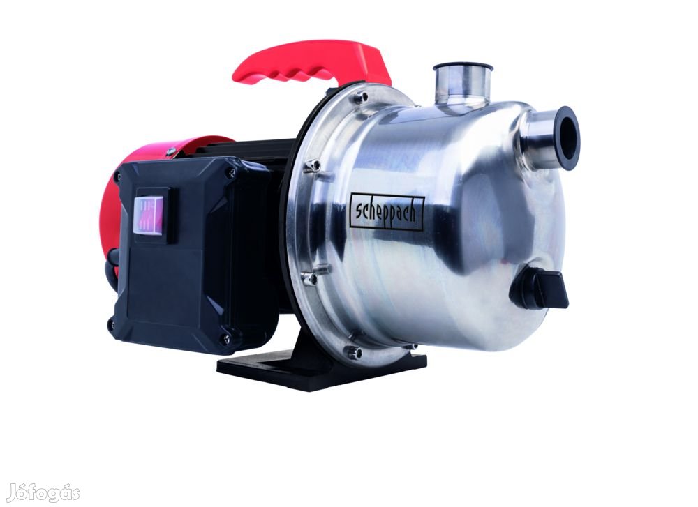 Scheppach GP1100 - rozsdamentes acél kerti szivattyú 1100 watt -