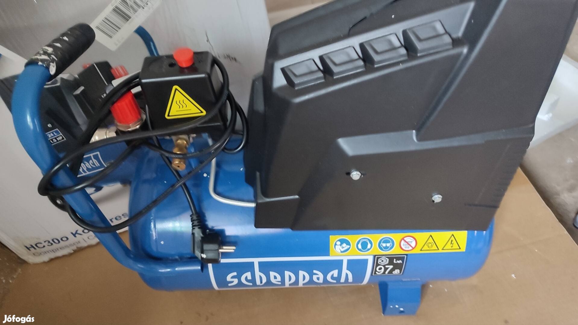 Scheppach HC30o 24 literes száraz kompresszor 