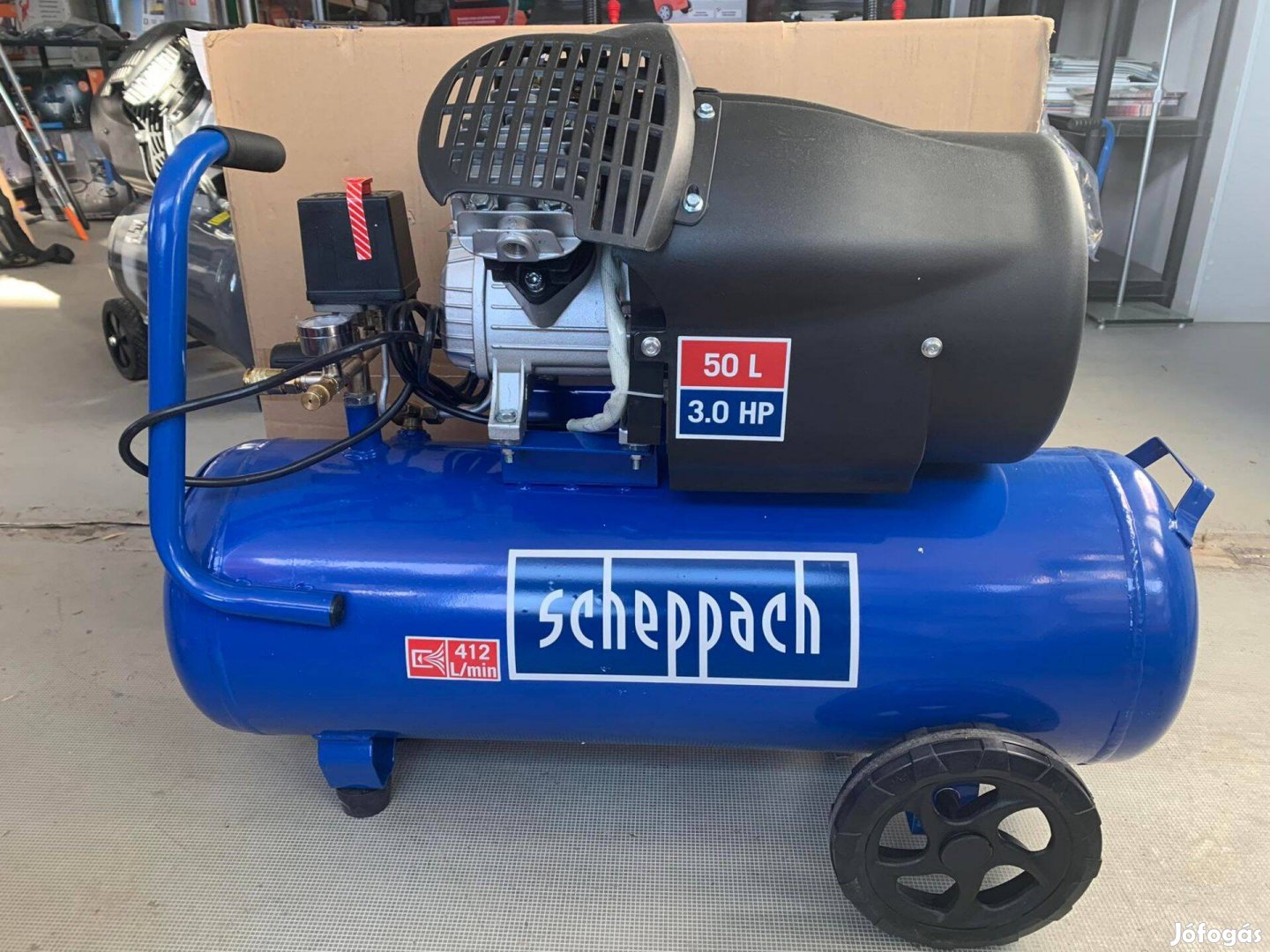 Scheppach HC53DC kéthengeres kompresszor eladó0416