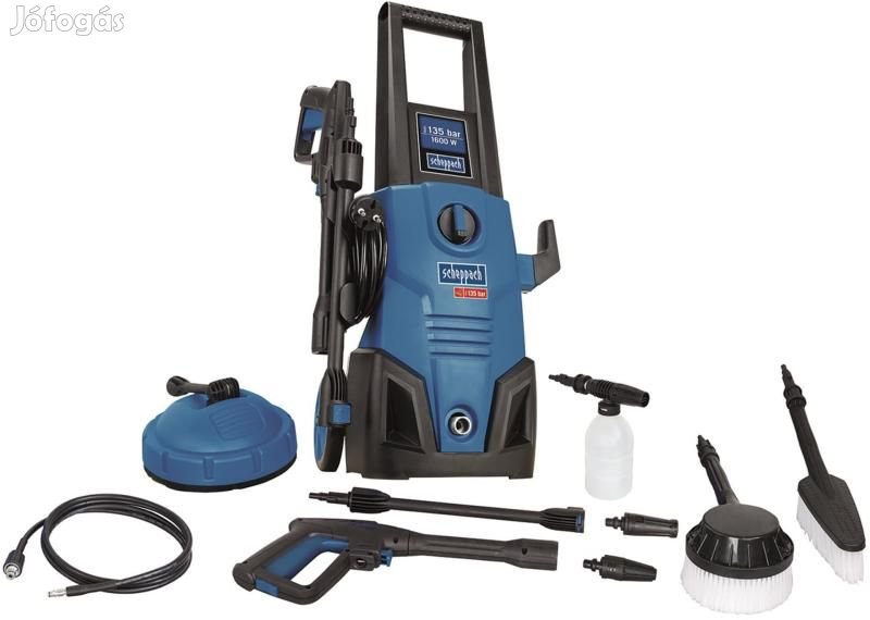 Scheppach HCE 1600 - magasnyomású mosó 135 bar