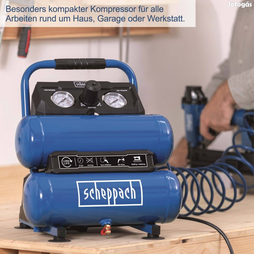 Scheppach HC 10 Twin Kompresszor Garanciával!!