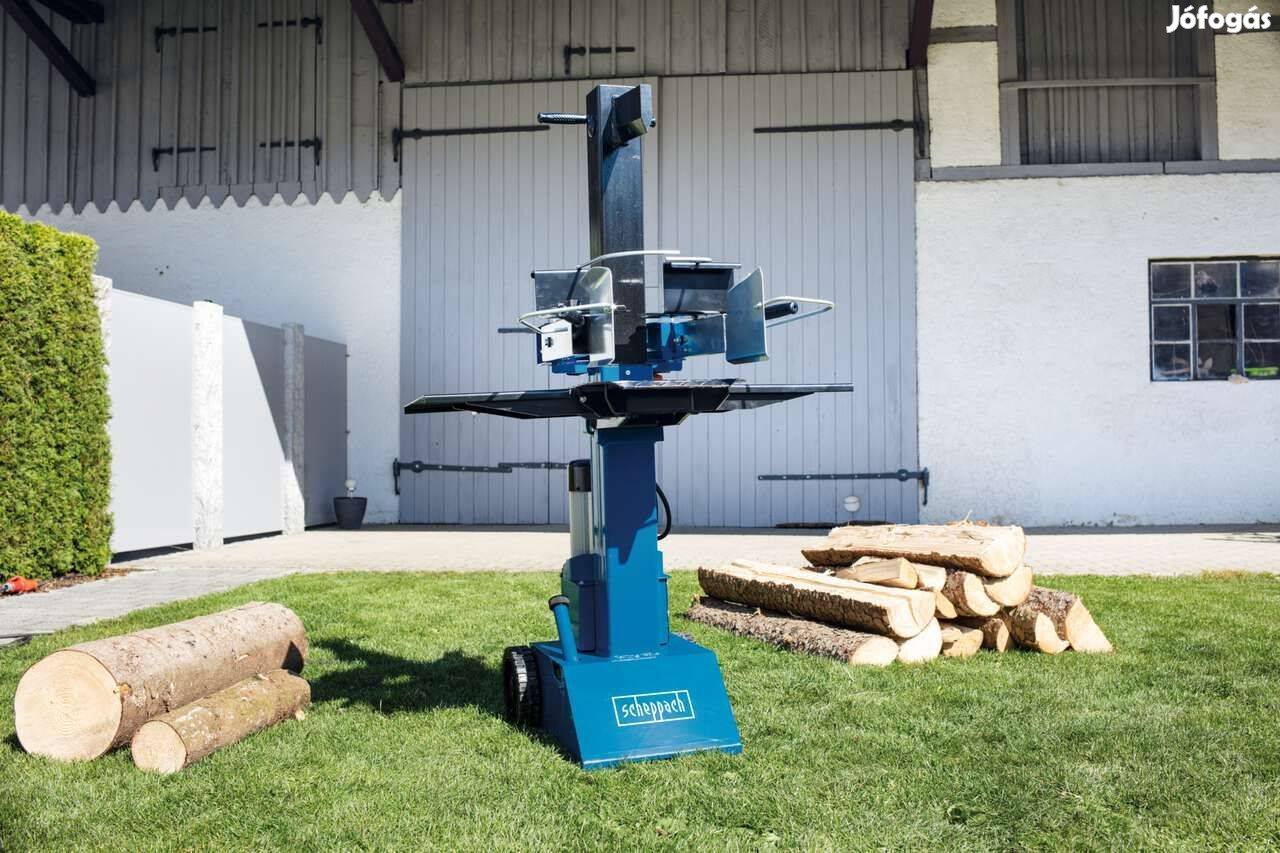 Scheppach HL730 függőleges rönkhasító - 400V | 7t | 2100W | Hasítólöke