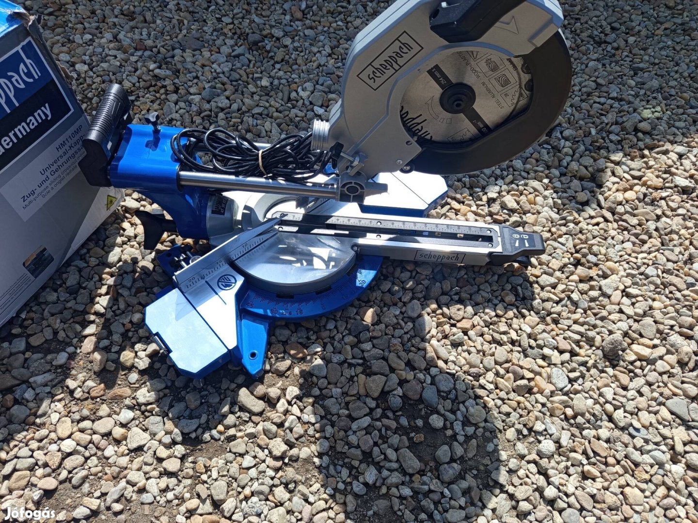 Scheppach HM110MP 254-es gérvágó, gyorsdaraboló, körfűrész