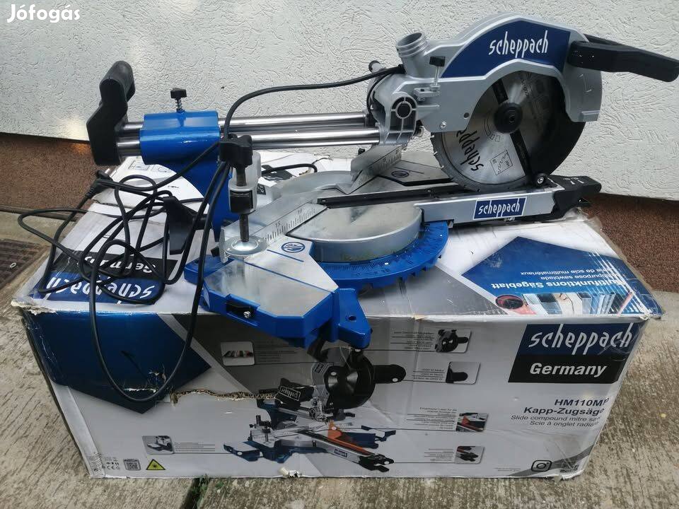 Scheppach HM 110 MP kétsebességes, multifunkciós gérvágó húzófunkcióva