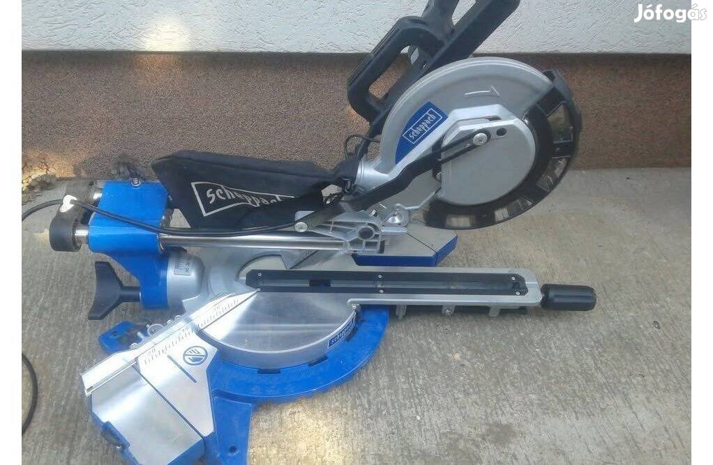 Scheppach HM 216 gérvágó fűrész húzófunkcióval és lézerrel gég vágó