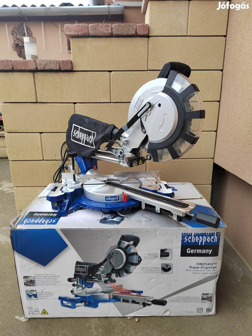 Scheppach HM 254 Spx gérvágó körfűrész húzófunkcióval