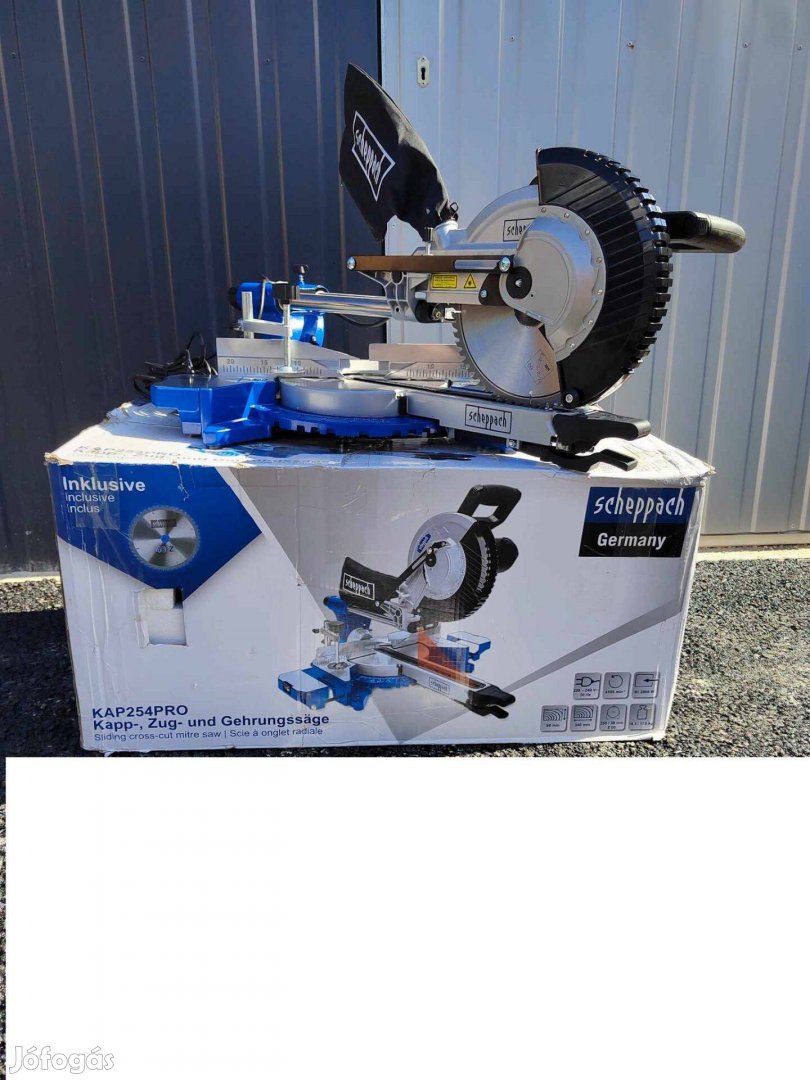 Scheppach HM 254 gérvágó körfűrész húzófunkcióval Ingyen