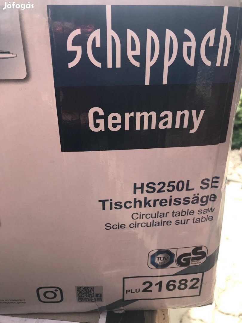 Scheppach HS250LSE körfűrész eladó hibásan! 