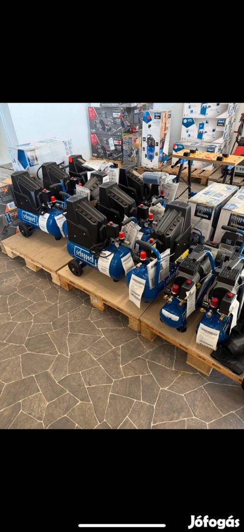 Scheppach Kompresszor 24 liter 8 bár eladó