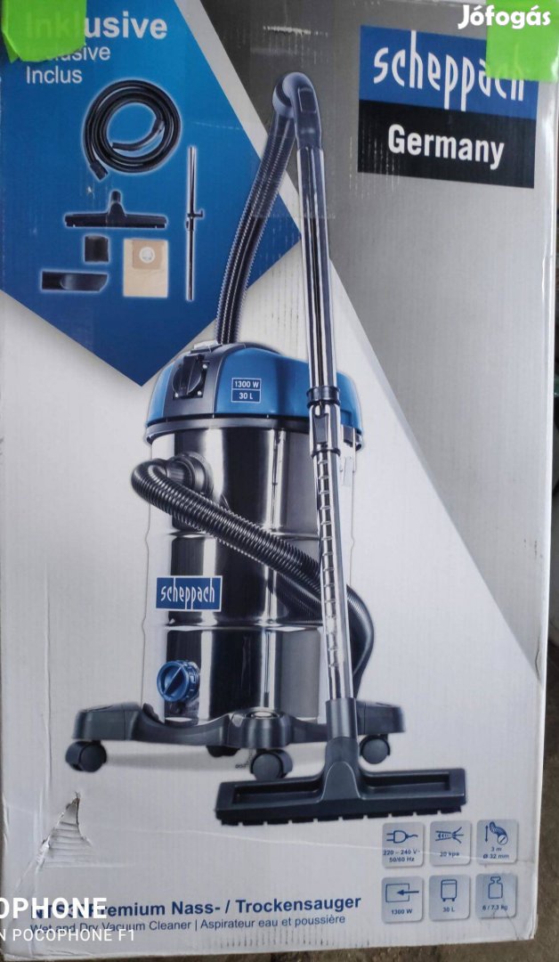 Scheppach NTS 30 Premium porszívó