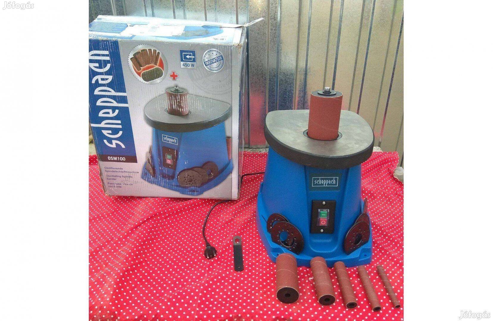Scheppach OSM100 oszcillációs orsócsiszoló csiszoló Ingyen