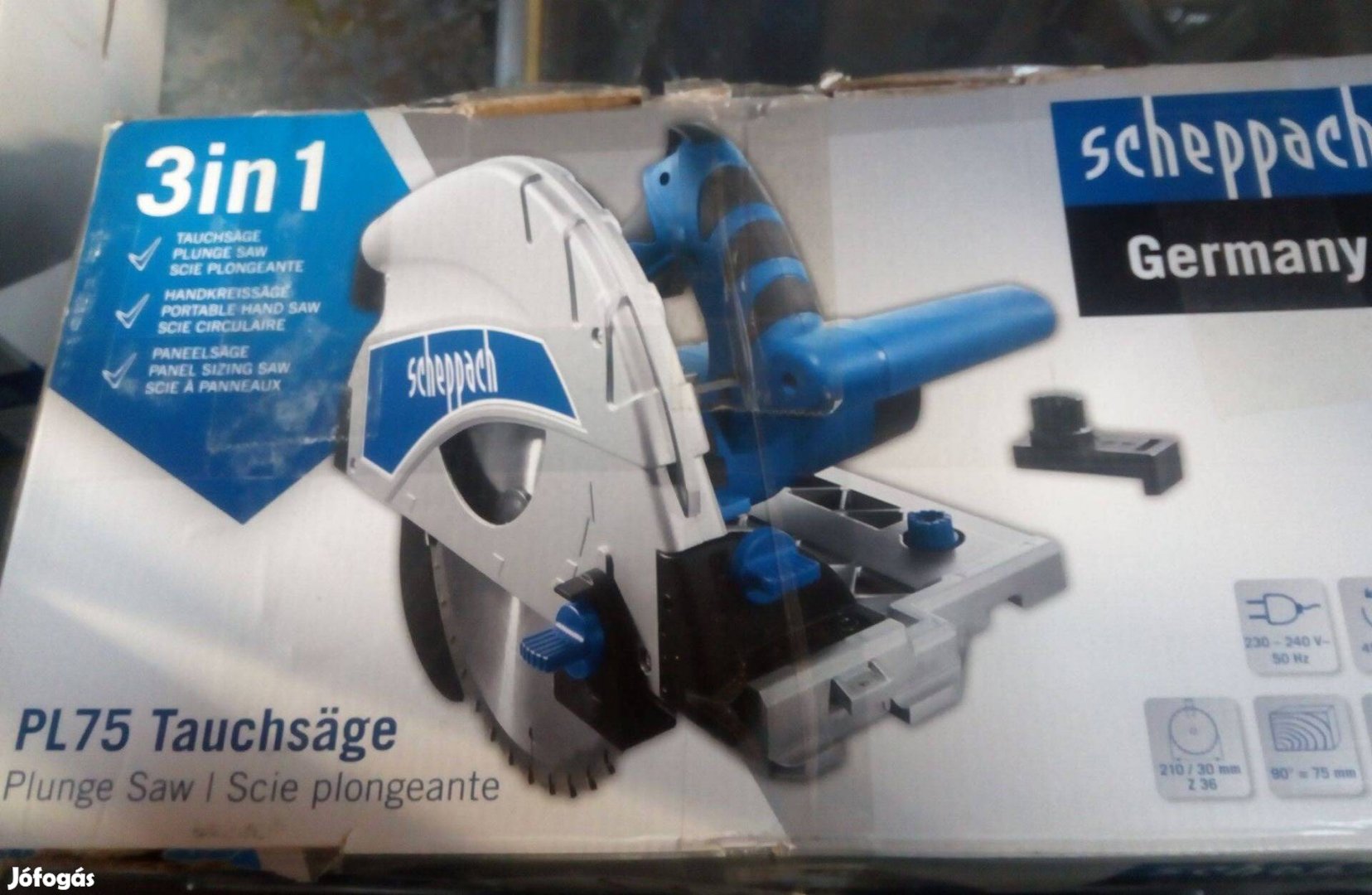 Scheppach PL75 merűlőfűrész sín