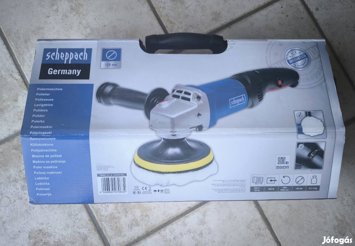 Scheppach PM 600 kompakt, 125 mm-es