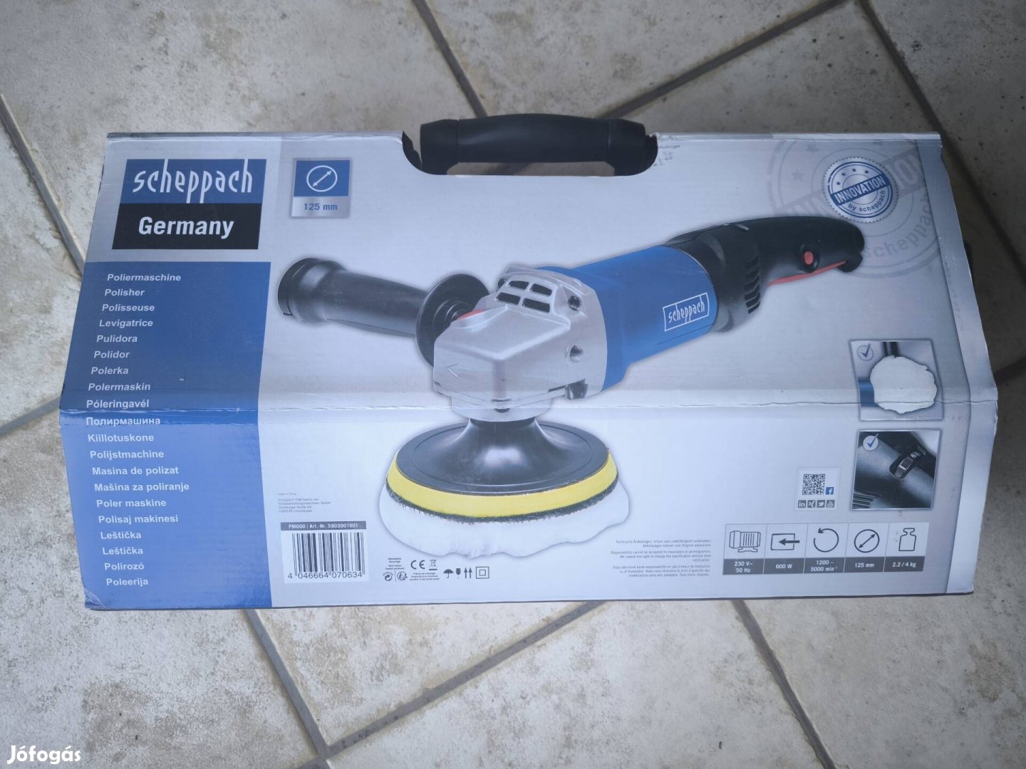 Scheppach PM 600 kompakt, 125 mm-es