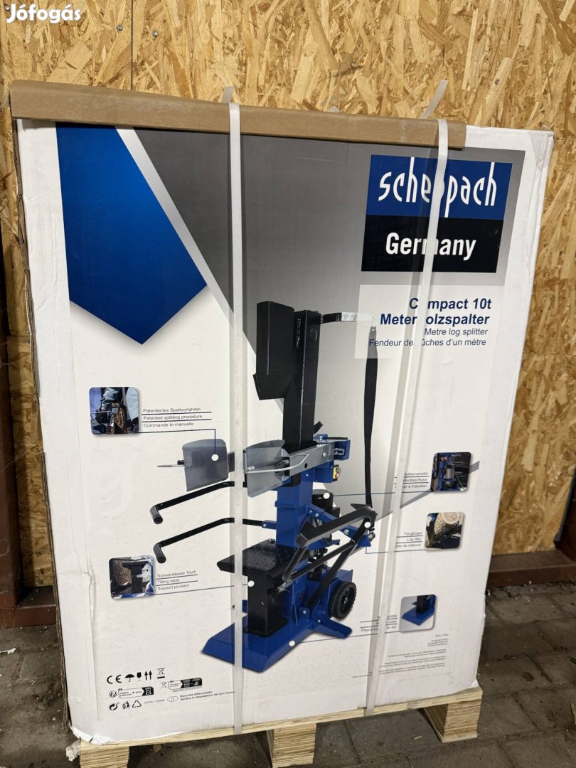 Scheppach Rönkhasító 10 tonnás 230V eladó