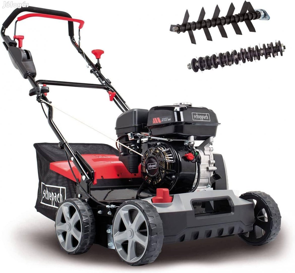 Scheppach SC 50 Vario benzines gyepszellőztető Fűszellőzettő!