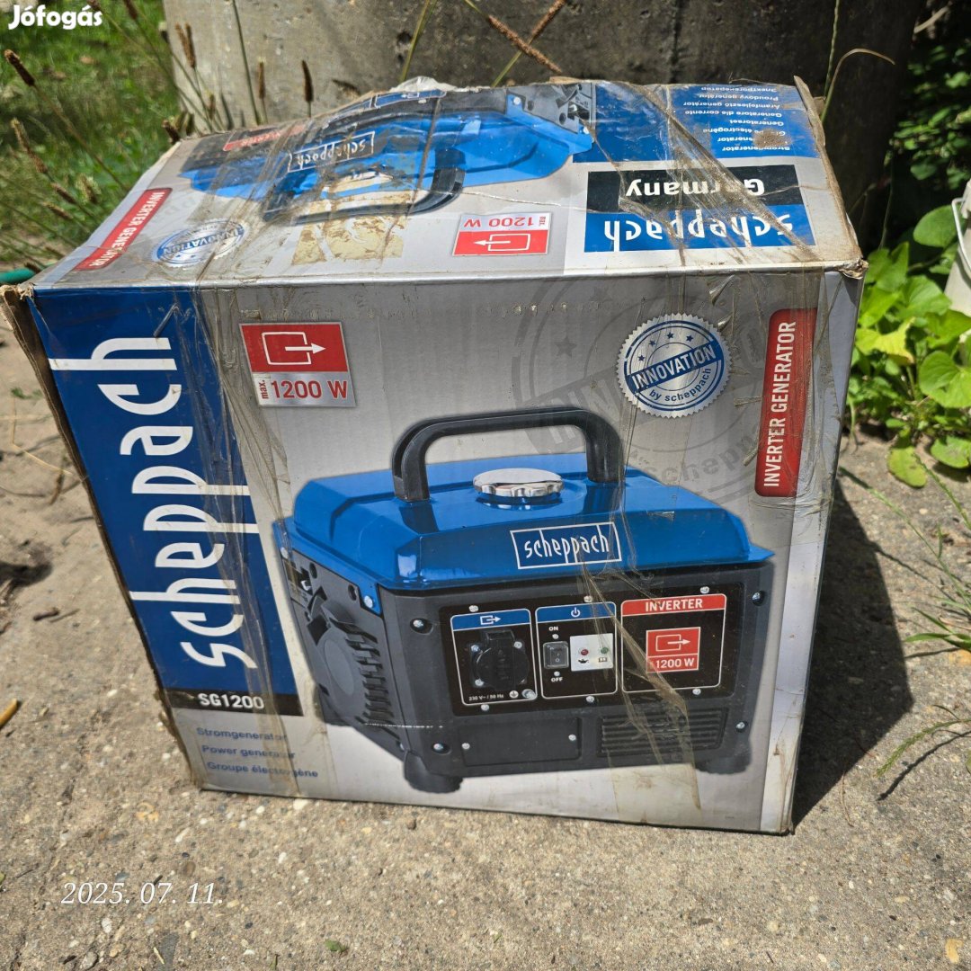 Scheppach SG 1200/1000 W inverteres aggregátor