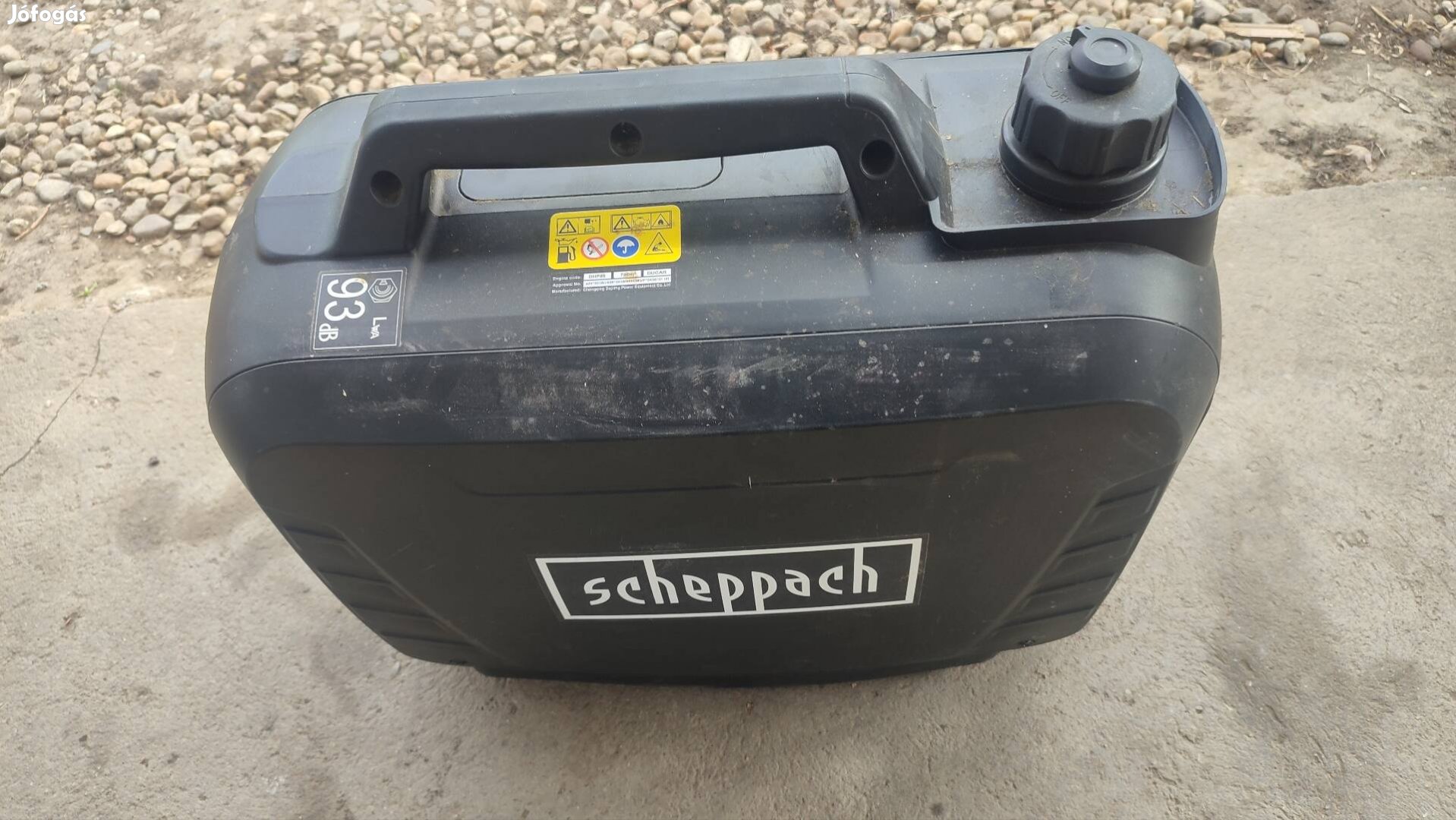 Scheppach SG 2500i inverteres aggregátor, áramfejlesztő alkatrésznek 