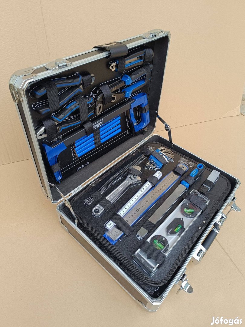 Scheppach TB 200 Szerszámos koffer szerszámokkal 141 db-os