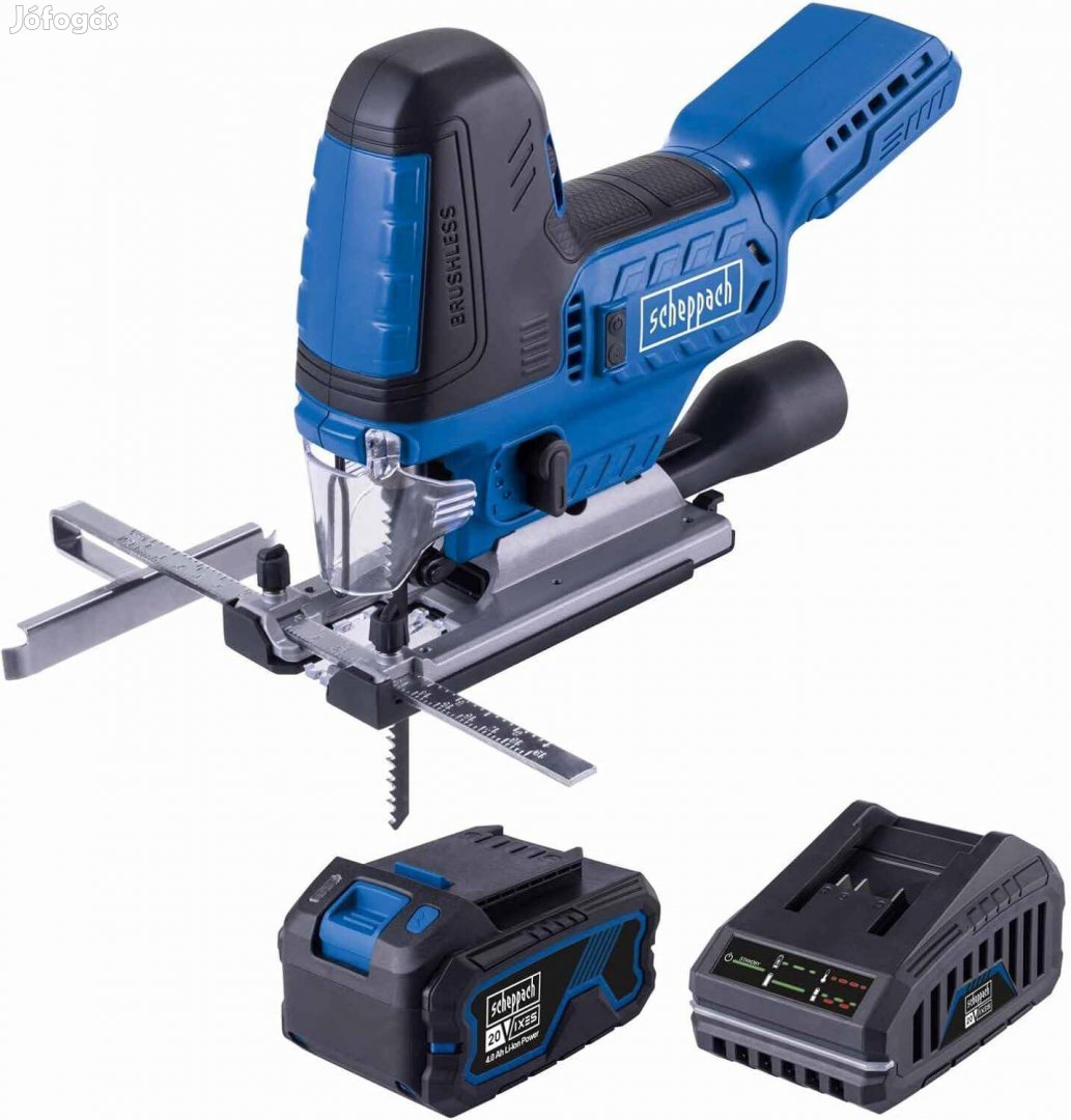 Scheppach akkus dekopir-szúrófűrész BC-JS254-X 20V szénkefementes