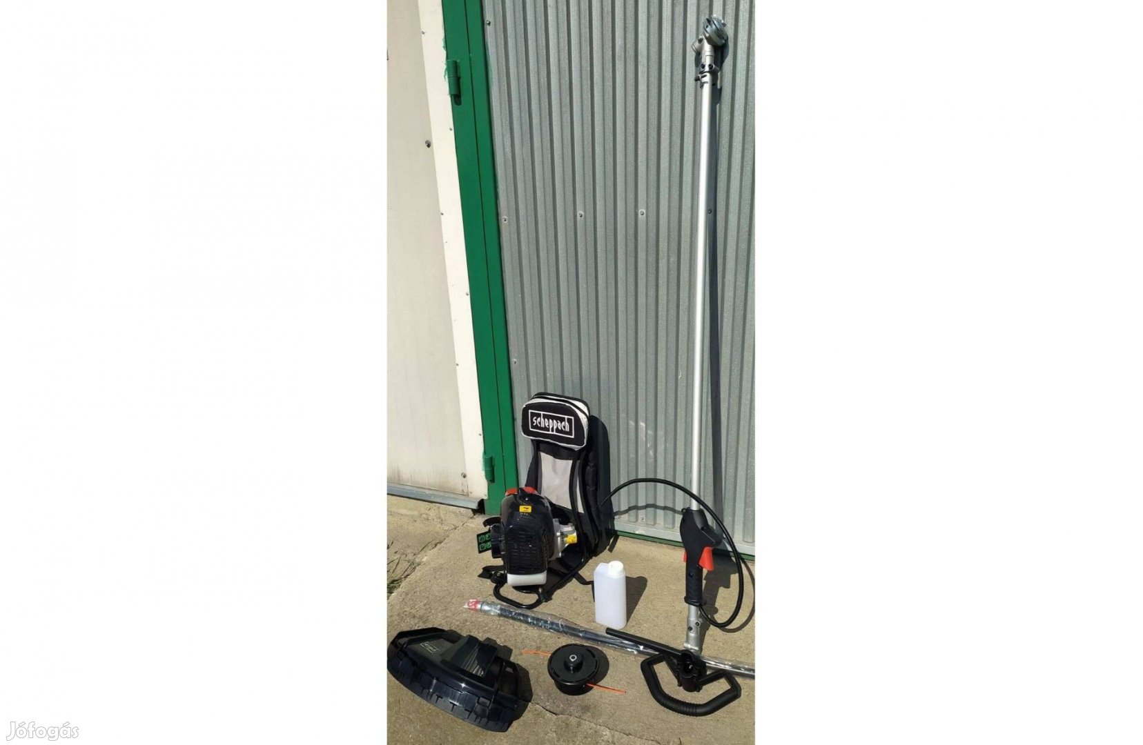 Scheppach benzinmotoros háti fűkasza eladó 0911 Akció