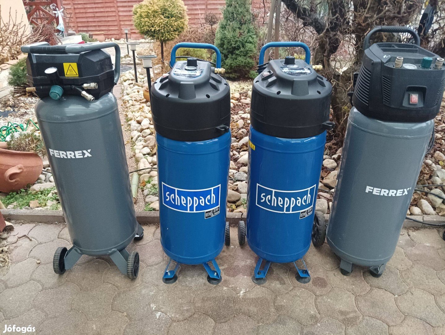 Scheppach ferrex parkside 50 L és álló kompresszor 10 báros