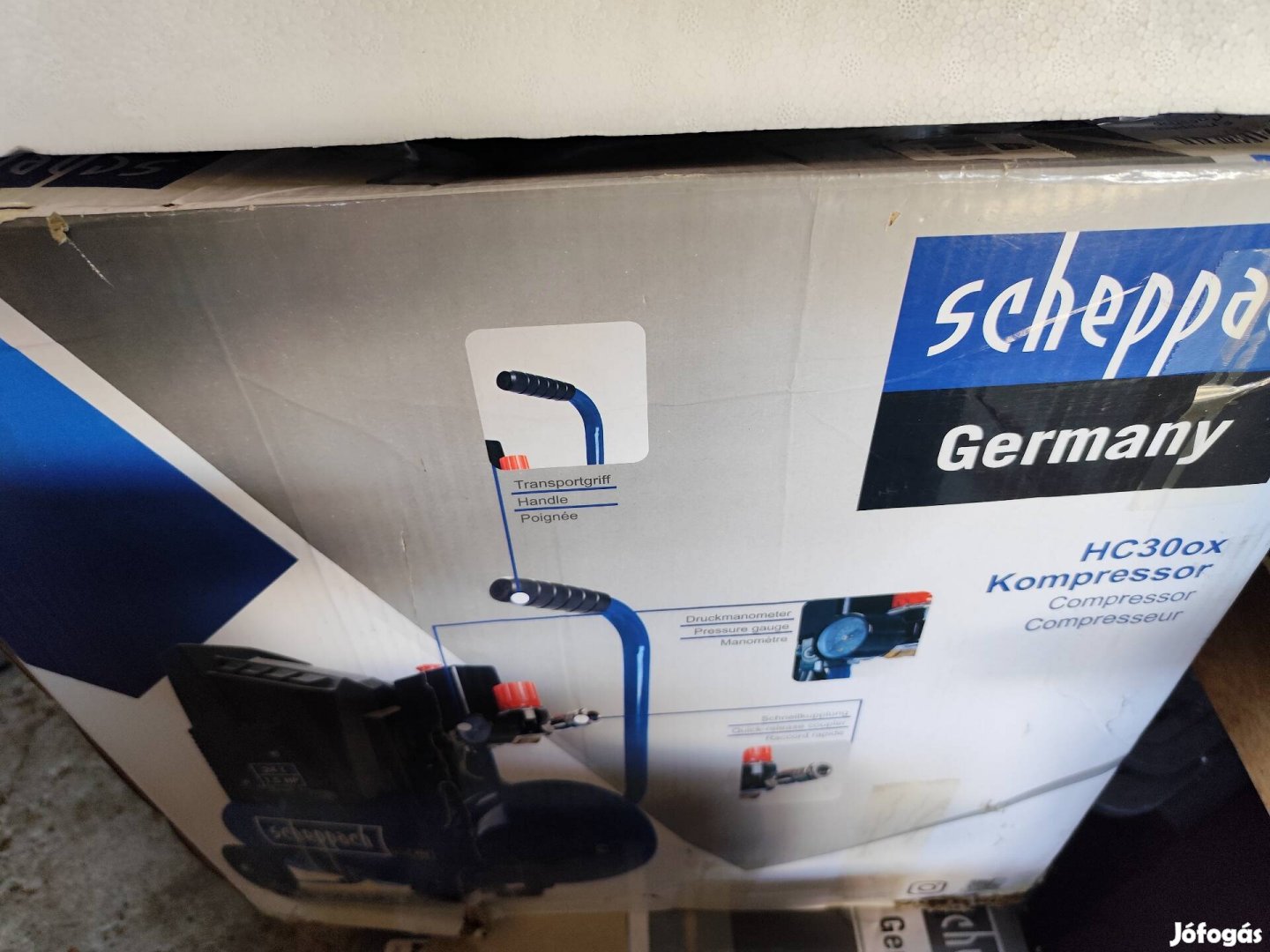 Scheppach hc30ox 24 literes kompresszor 
