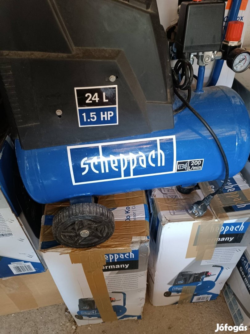 Scheppach hc30ox 24 literes kompresszor 