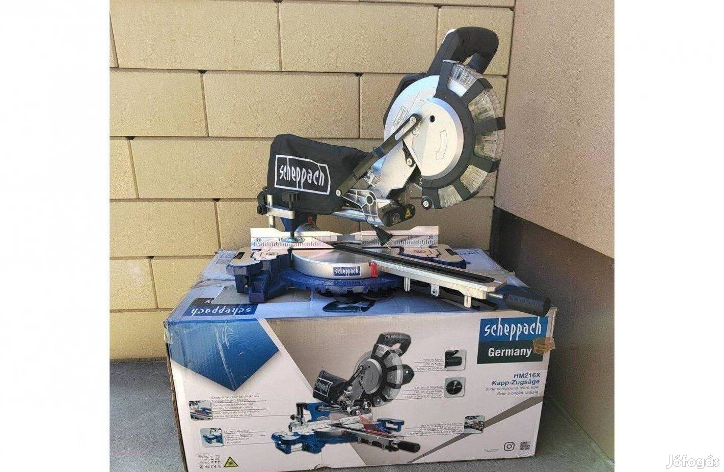 Scheppach hm216 gérvágó fejező fűrész