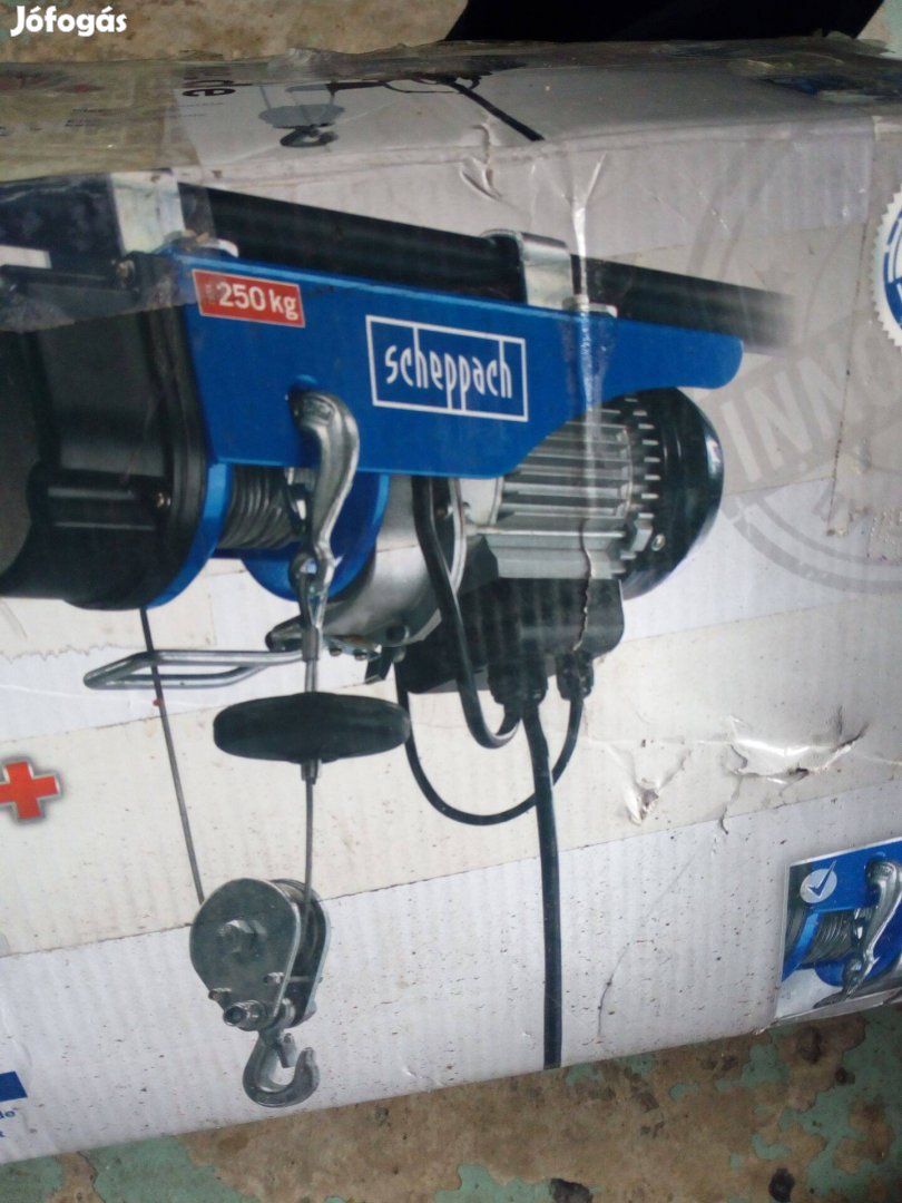 Scheppach hrs250 es csörlő