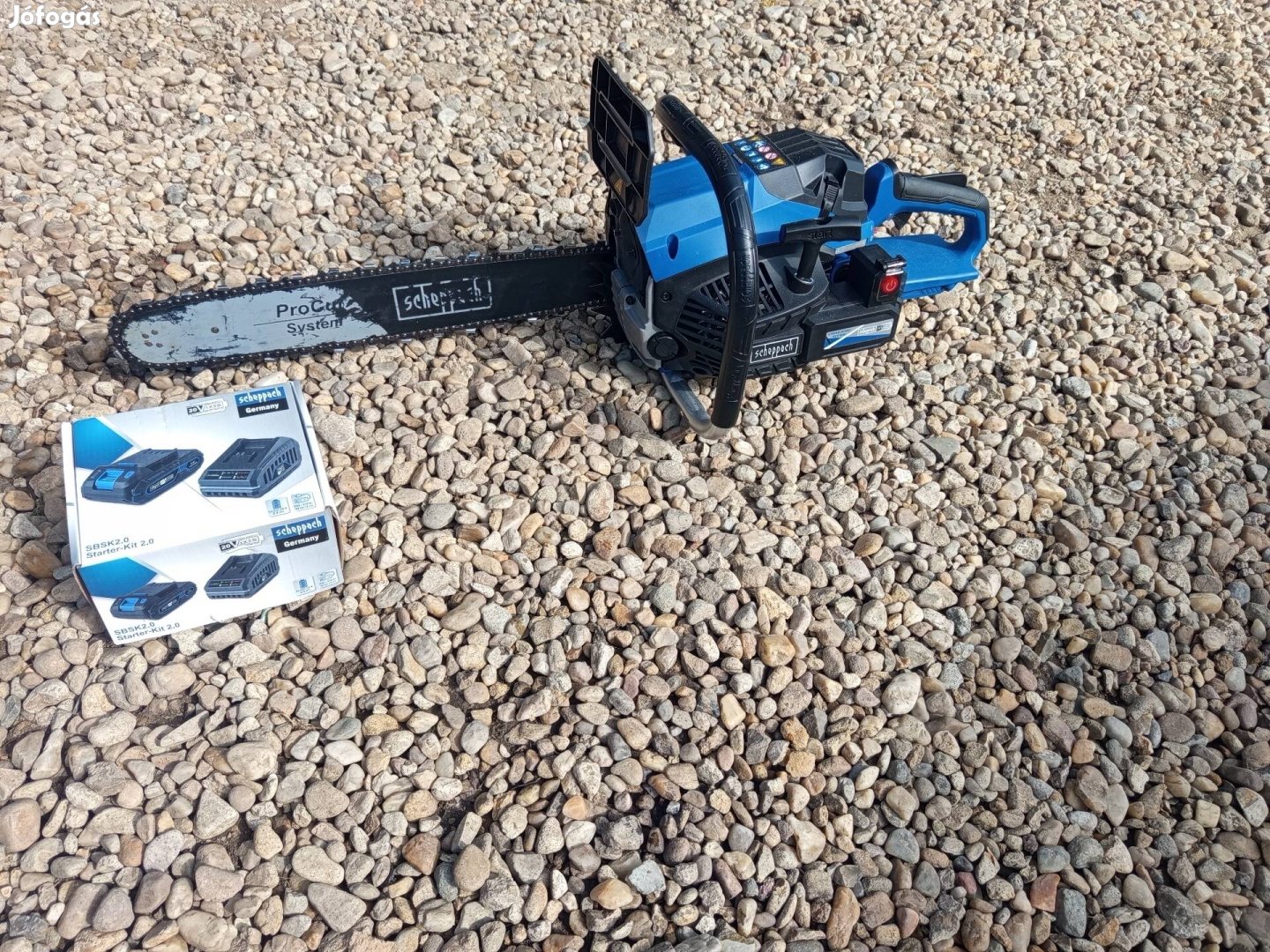 Scheppach önindítós benzinmotoros láncfűrész