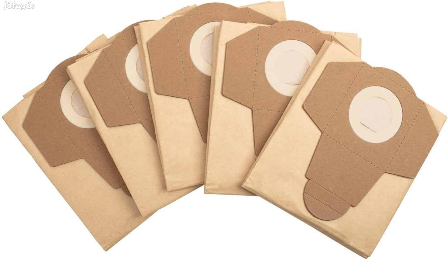 Scheppach papír porszívózsákok 20 - 30 l - 5 darabos csomag