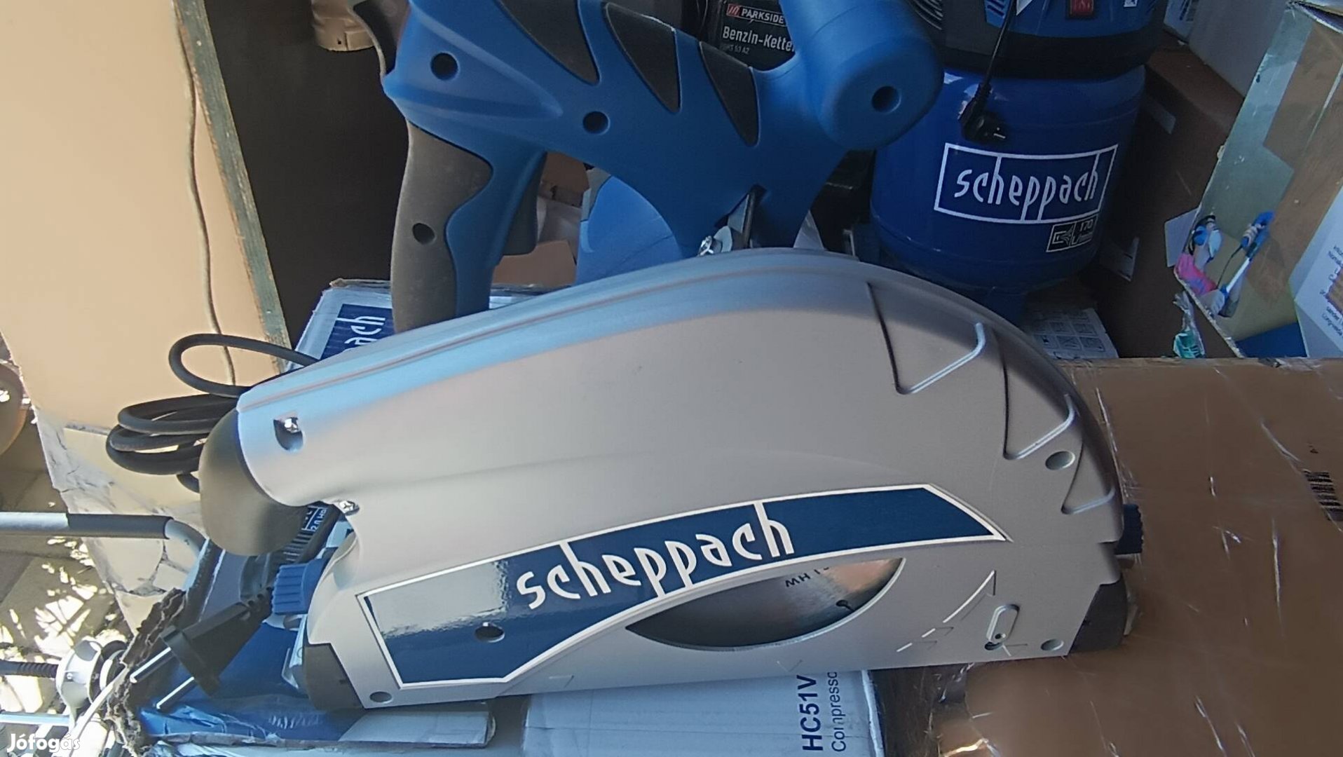 Scheppach pl75 merülő fűrész pár alkalommal használt 