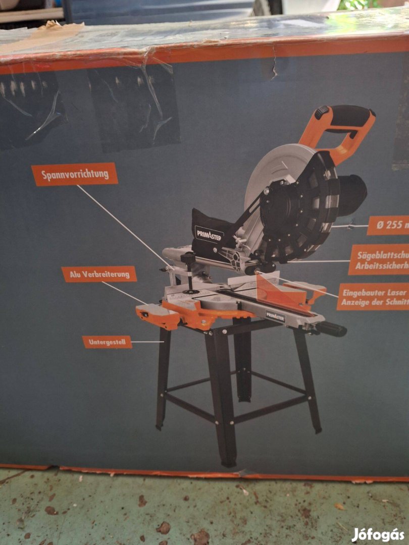 Scheppach primaster gérvágó fűrész állványal