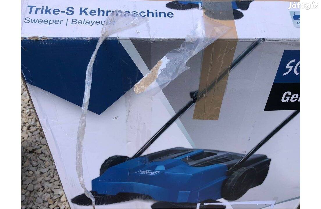 Scheppach trike térkőseprű