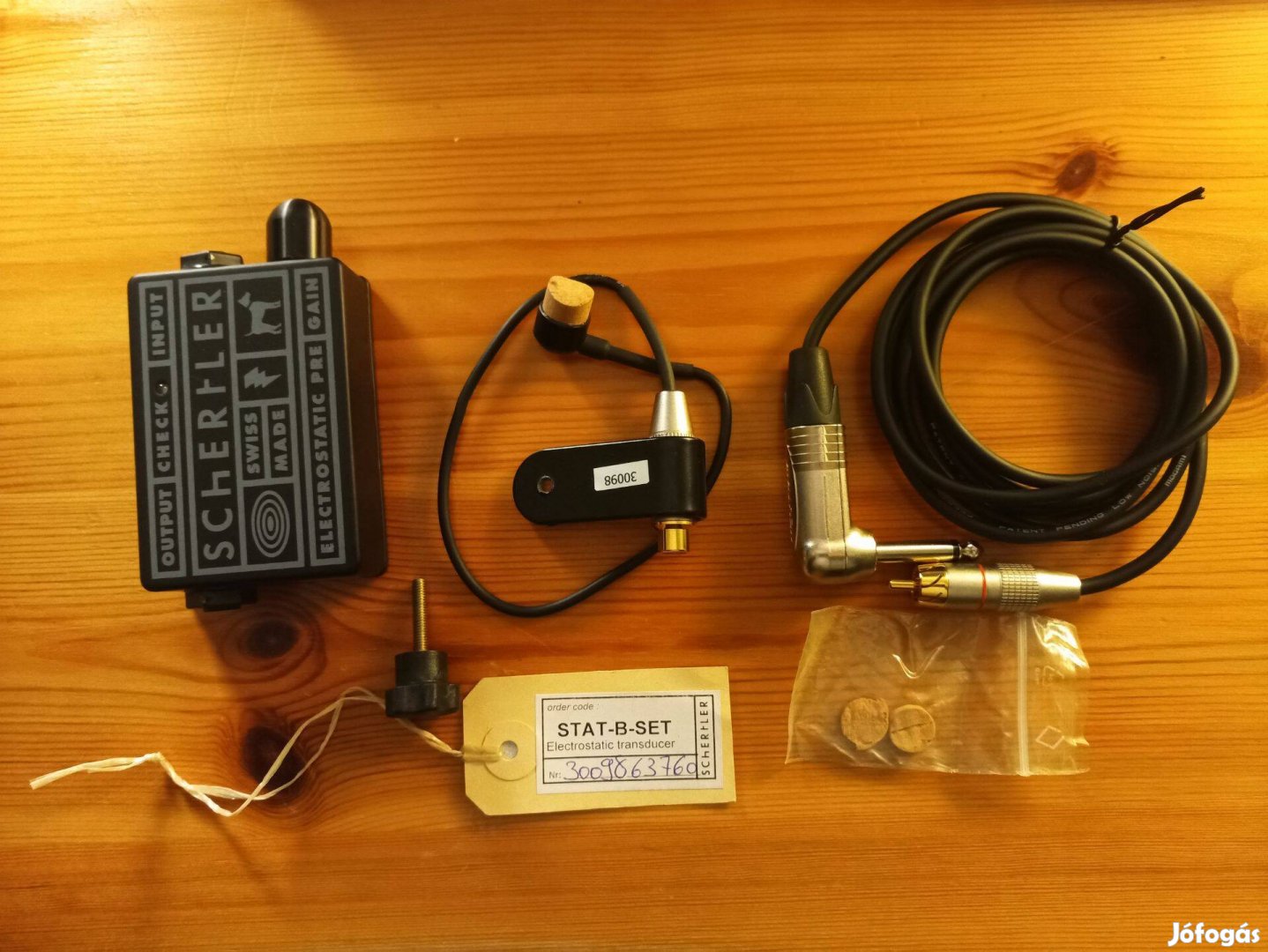 Schertler STAT B SET nagybőgő hangszedő rendszer 9V STAT